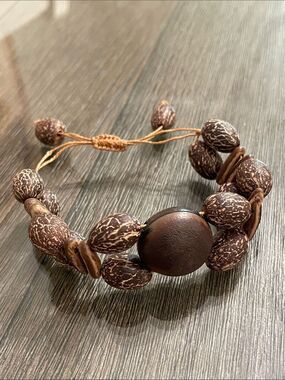 Bodhi Tree Seed Bead Adjustable Bracelet Tribal - Ethnic Bracelet
